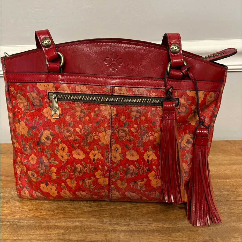 Patricia Nash floral satchel - Picture 1 of 11
